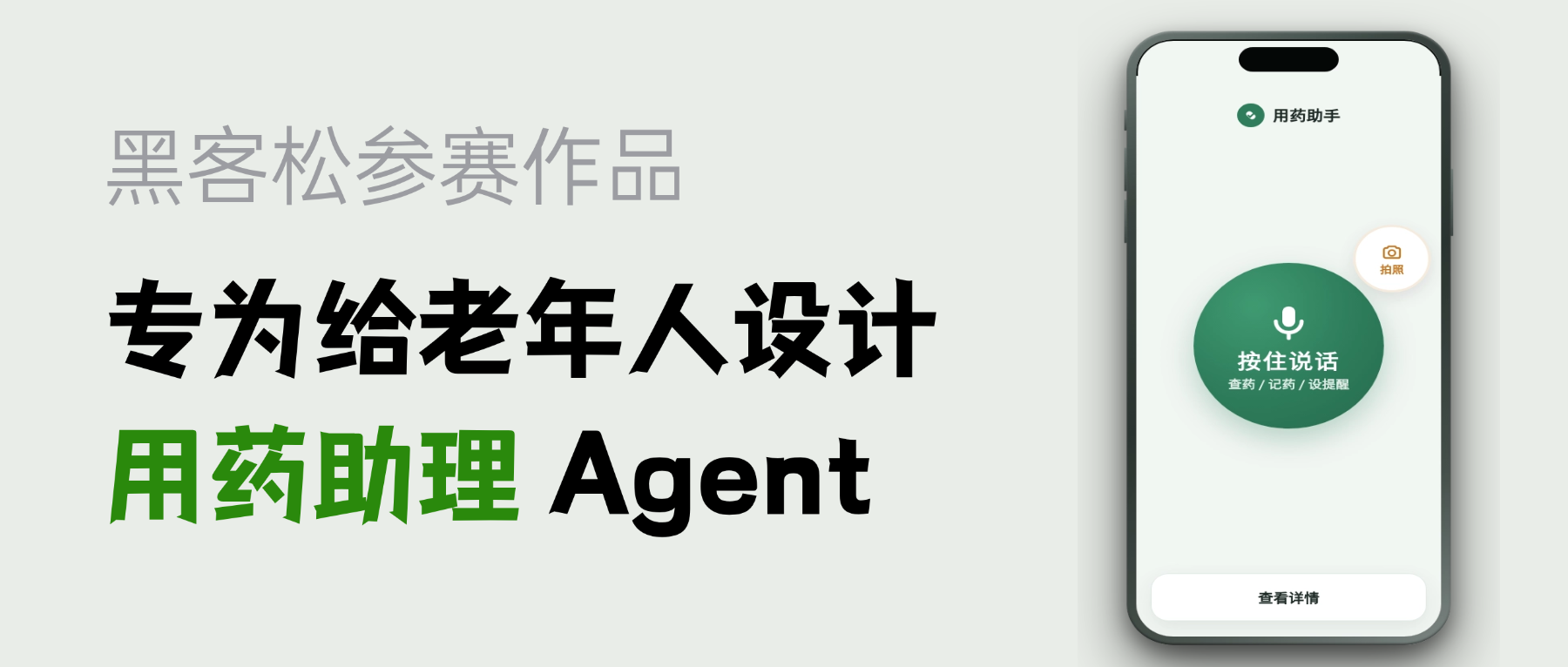 面向老年人的个人用药助理Agent 封面